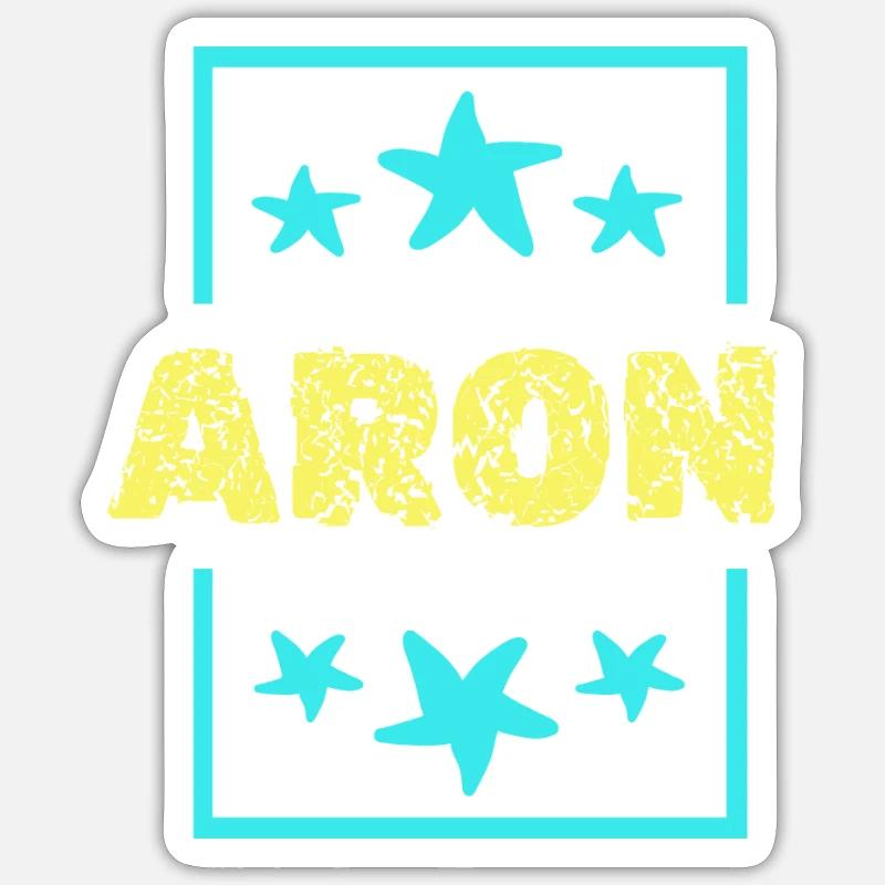 Aron Aron - Sticker size S (10 x 10 cm) - white matte