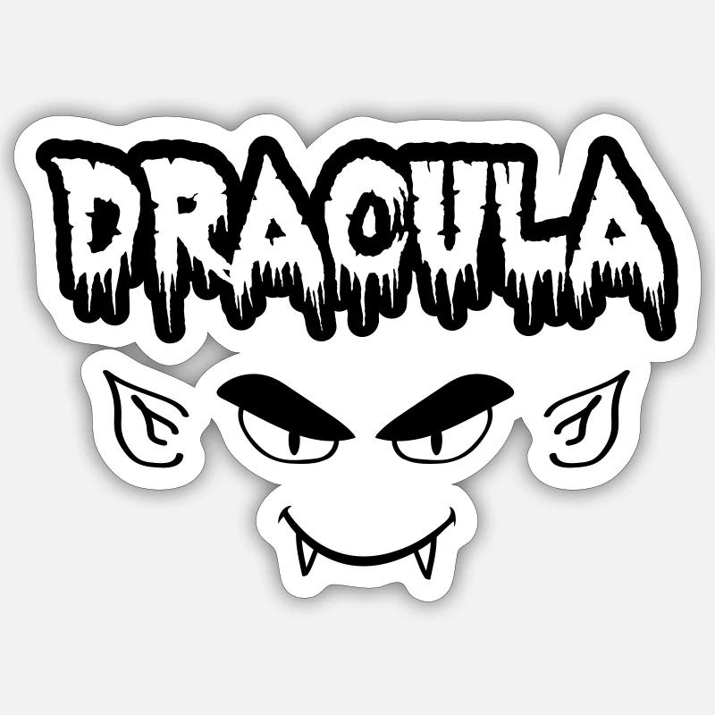 Dracula 01 Sticker size S (10 x 10 cm)