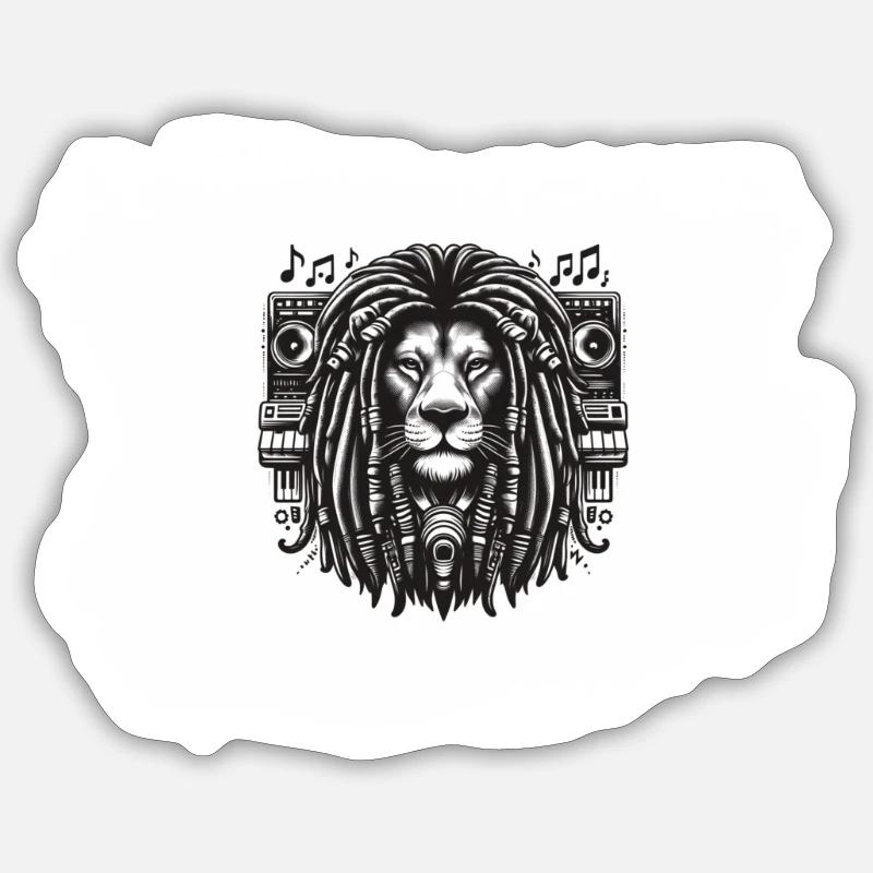 Reggae-Jam Sticker Größe S (10 x 10 cm)