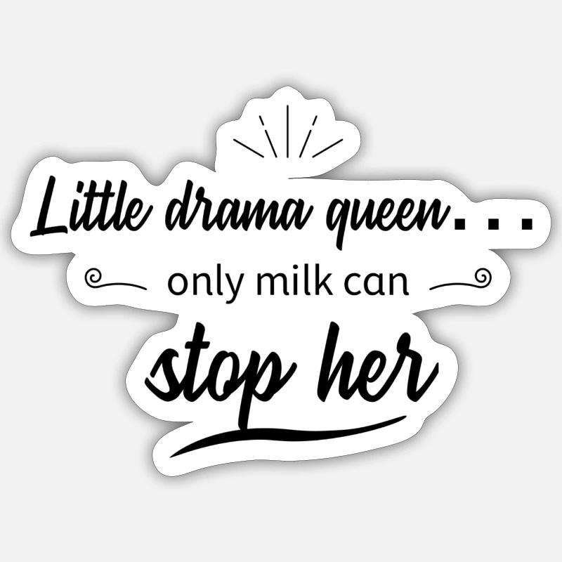 Idée cadeau Naissance - Sticker taille S (10 x 10 cm) - blanc mat