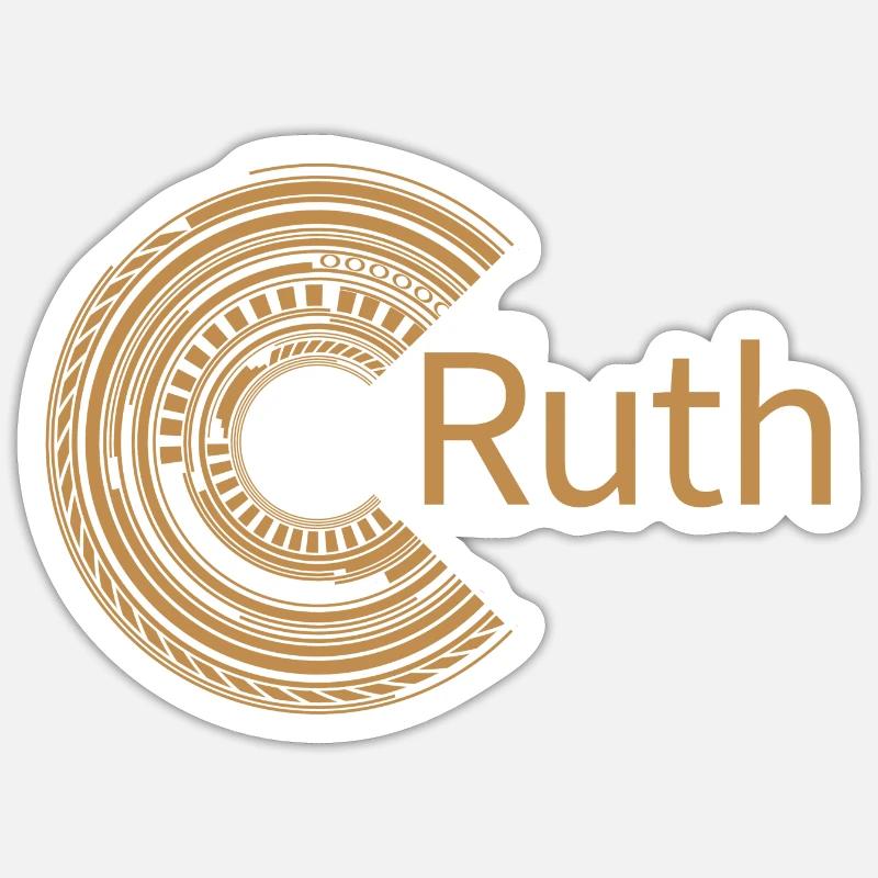 Für Ruth - Sticker Größe S (10 x 10 cm) - Mattweiß