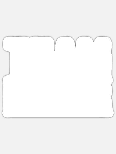 Panzerfahrer Soldat Panzer - Sticker Größe S (10 x 10 cm) - Mattweiß