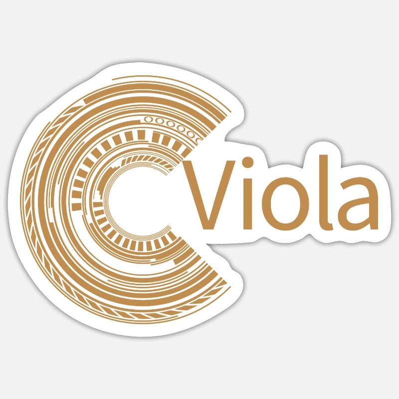 For Viola Sticker size S (10 x 10 cm)