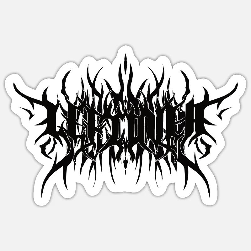 Dark Leftover - Sticker Größe S (10 x 10 cm) - Mattweiß