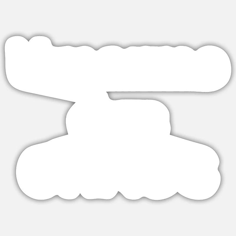 Umarme das Chaos Sticker Größe S (10 x 10 cm)