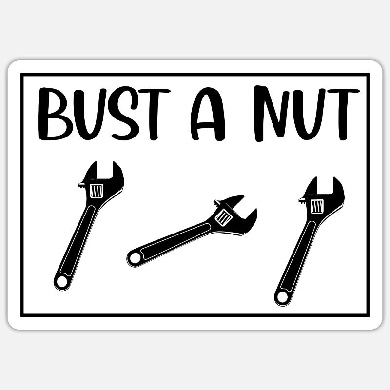 Artisan de Bust a Nut Sticker taille S (10 x 10 cm)