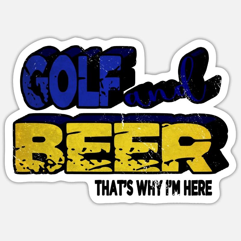 Liqueur de conception de bière Sticker taille S (10 x 10 cm)