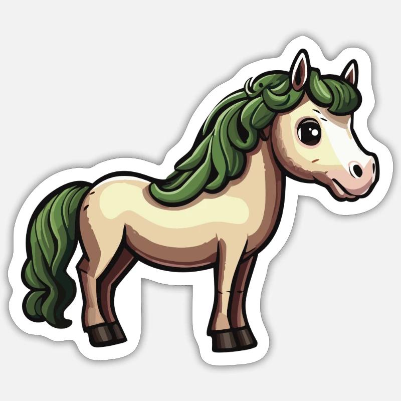 Pritty Pony Sticker Größe S (10 x 10 cm)