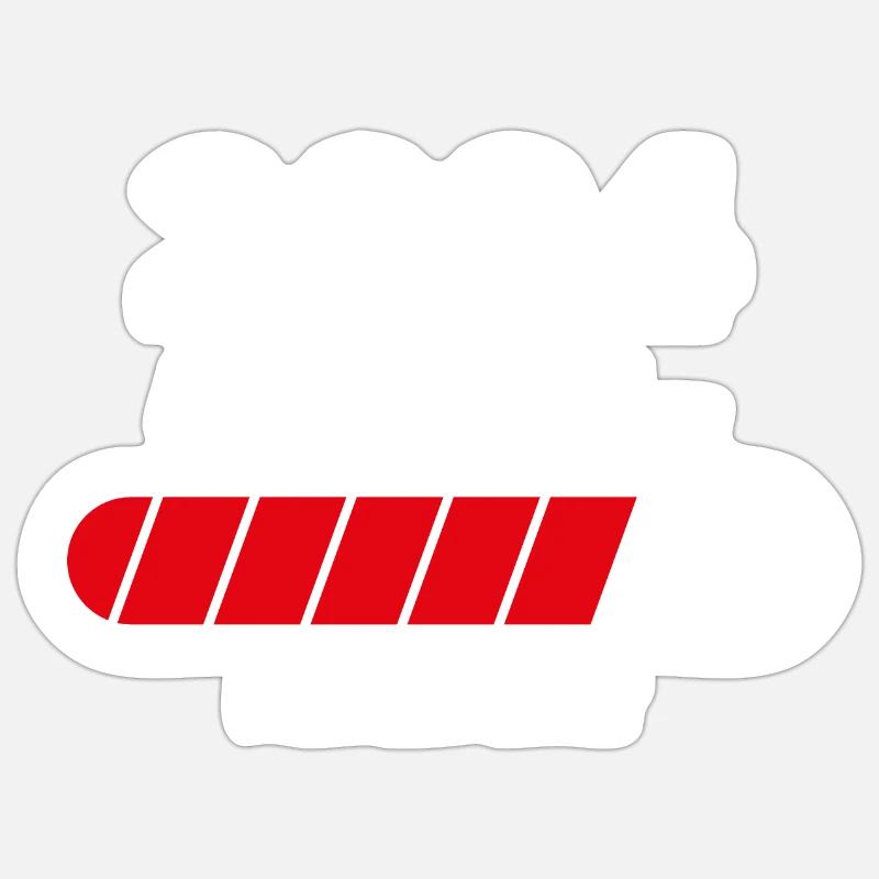 2024 Loading - Sticker size S (10 x 10 cm) - white matte