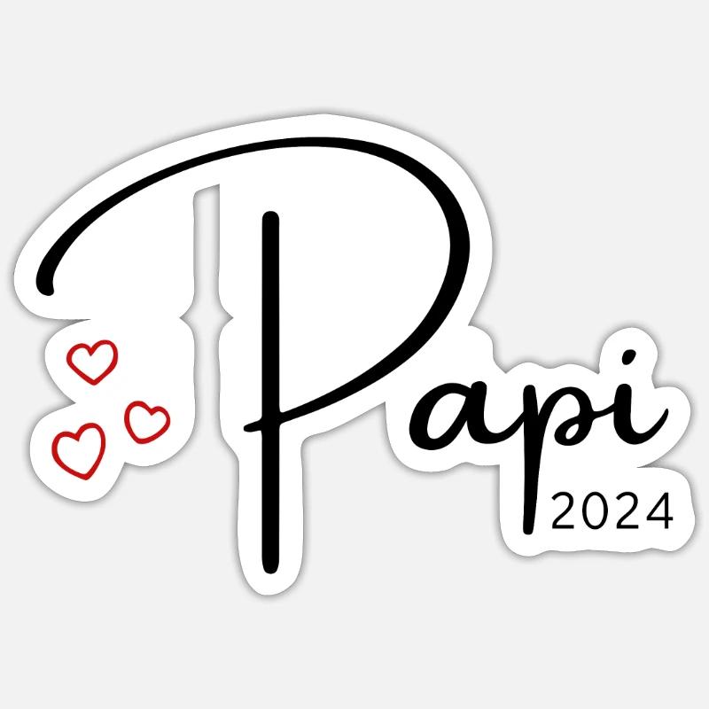 Papi 2024 Sticker Größe S (10 x 10 cm)