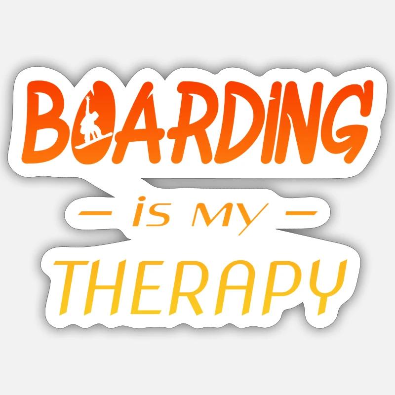 boarding Sticker Größe S (10 x 10 cm)