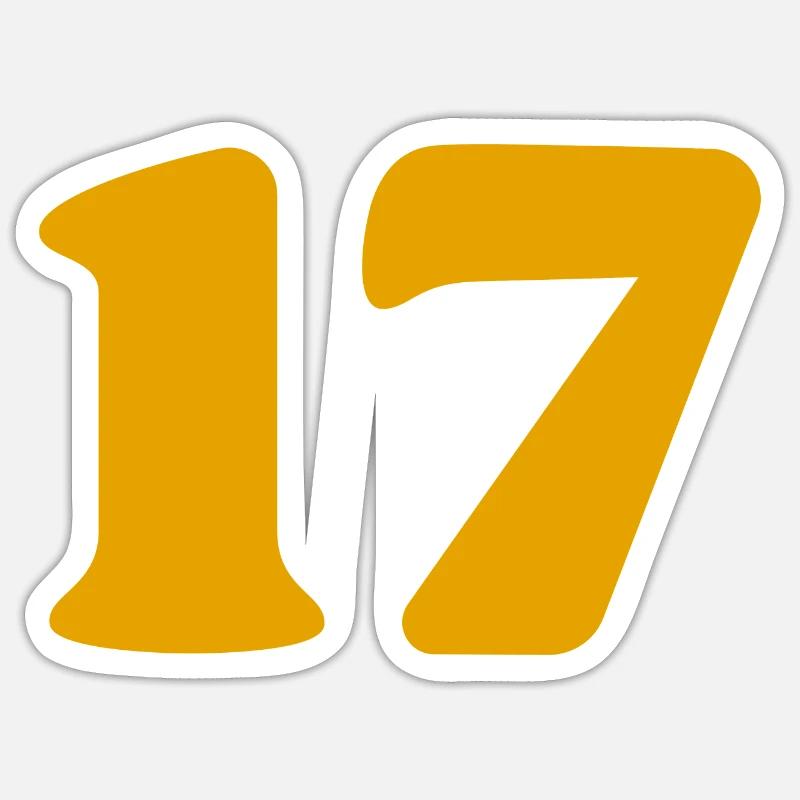 17 - Sticker size S (10 x 10 cm) - white matte