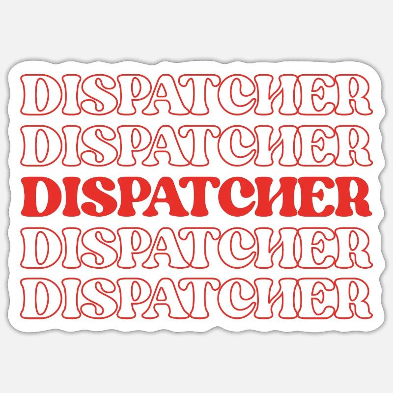 Dispatcher Operator Controller Coordinator Sticker size S (10 x 10 cm)