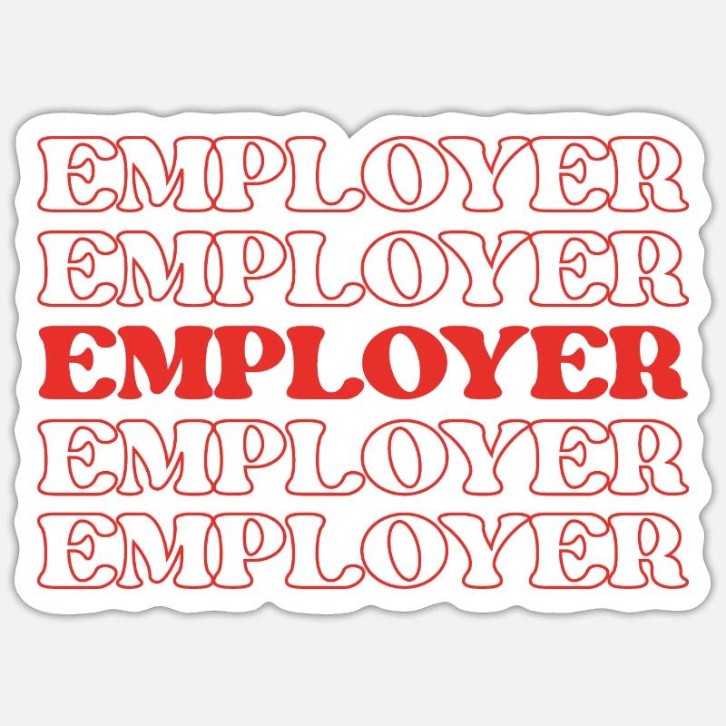 Superviseur en chef de l’employeur Sticker taille S (10 x 10 cm)