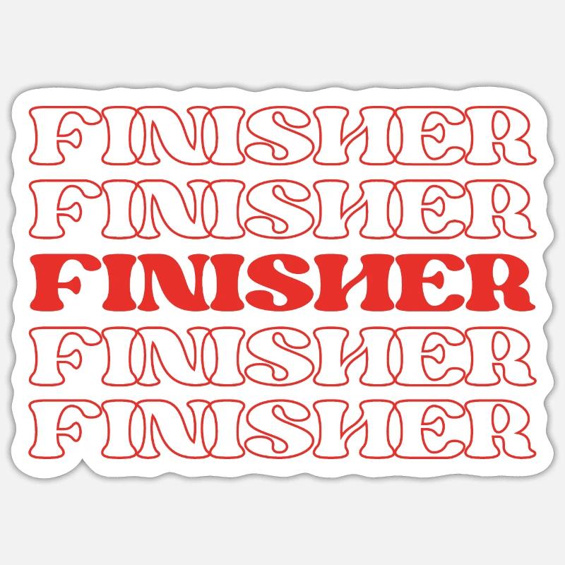Fertiger Handwerker Bauarbeiter Fertiger - Sticker Größe S (10 x 10 cm) - Mattweiß