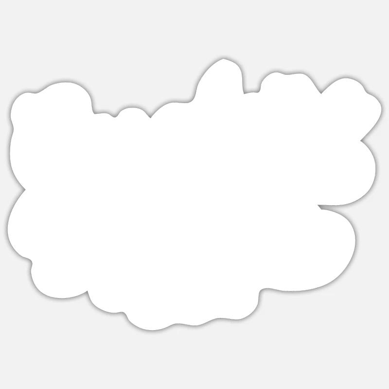 Cavalaire-sur-mer - Sticker taille S (10 x 10 cm) - blanc mat