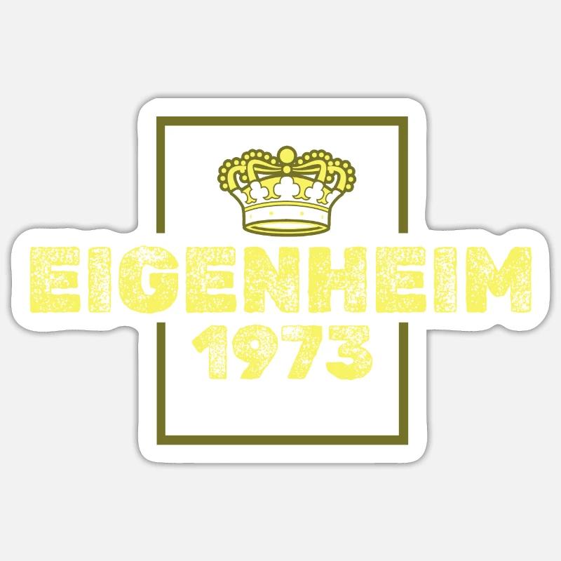 1973 Sticker size S (10 x 10 cm)