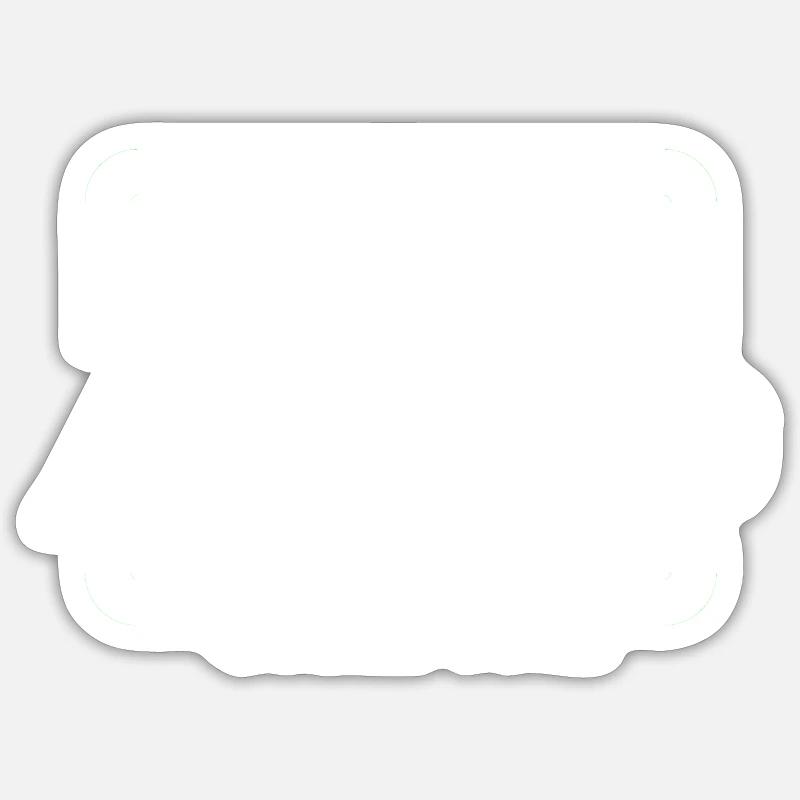 Réalisation de soi Geek Conscience Blague Percée Sticker taille S (10 x 10 cm)