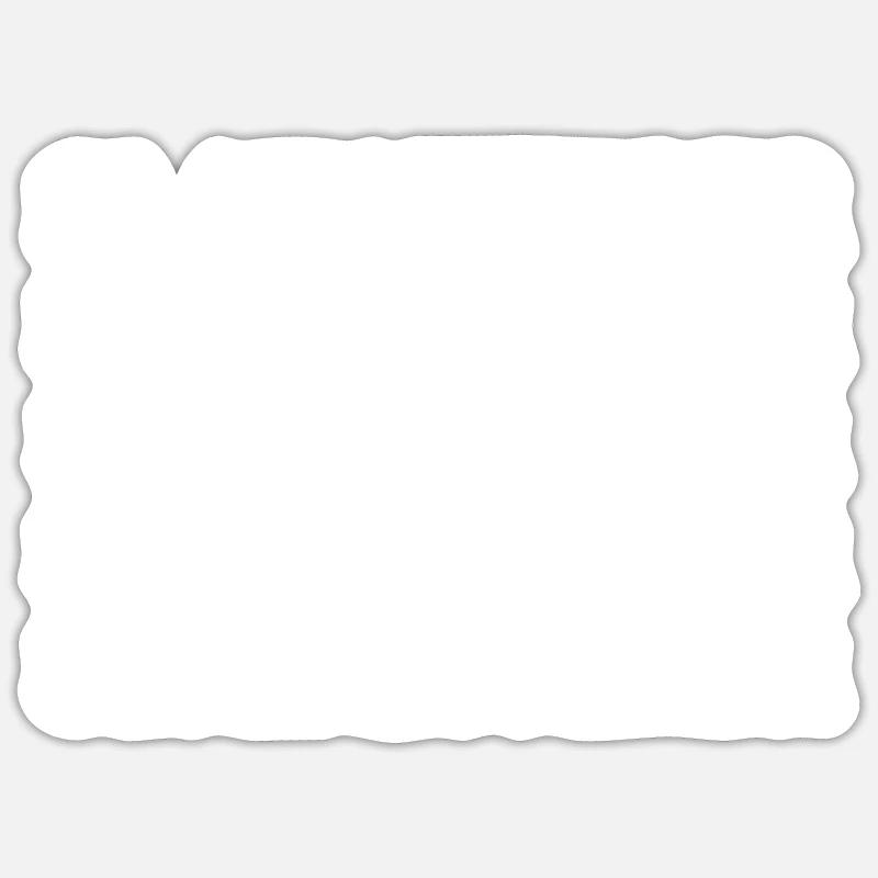 Schlachter Metzger Fleischschneider Fleischverarbeiter - Sticker Größe S (10 x 10 cm) - Mattweiß
