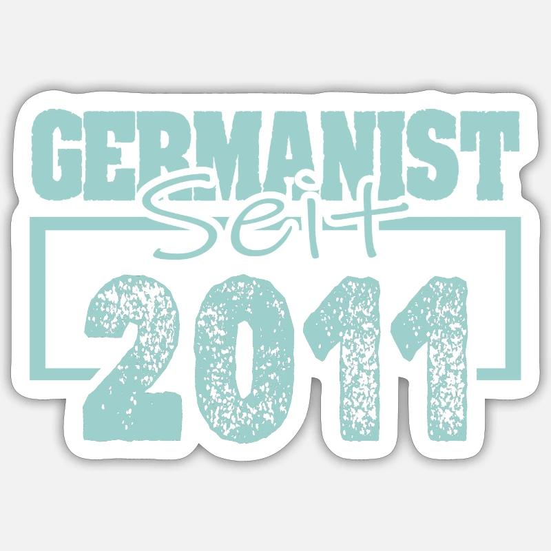 2011 - Sticker Größe S (10 x 10 cm) - Mattweiß