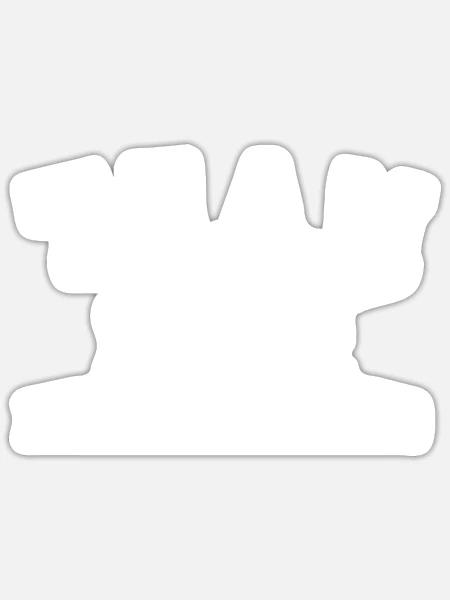 Team Mohr Familie Nachname Einer für Alle - Sticker Größe S (10 x 10 cm) - Mattweiß
