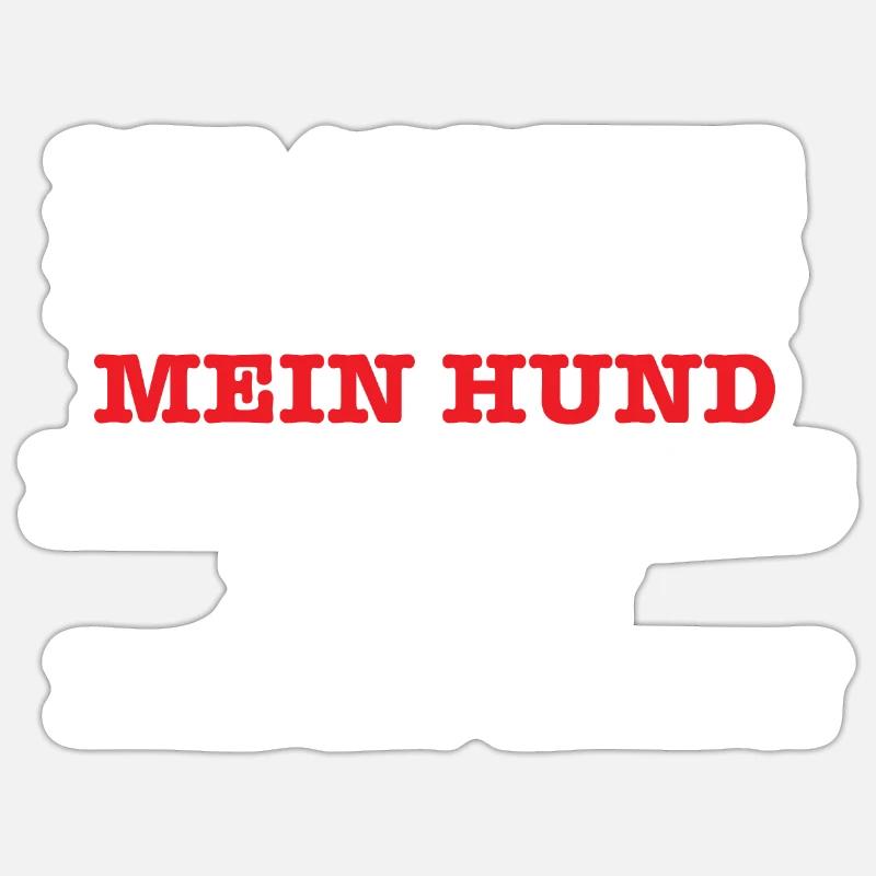 Ich arbeite hart,... - Sticker Größe S (10 x 10 cm) - Mattweiß