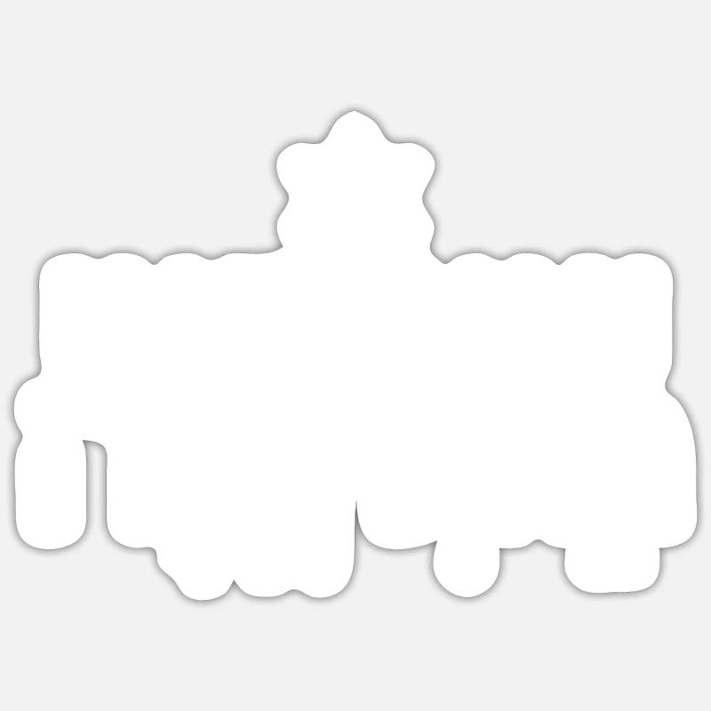 Hatikvah התקווה - Sticker taille S (10 x 10 cm) - blanc mat