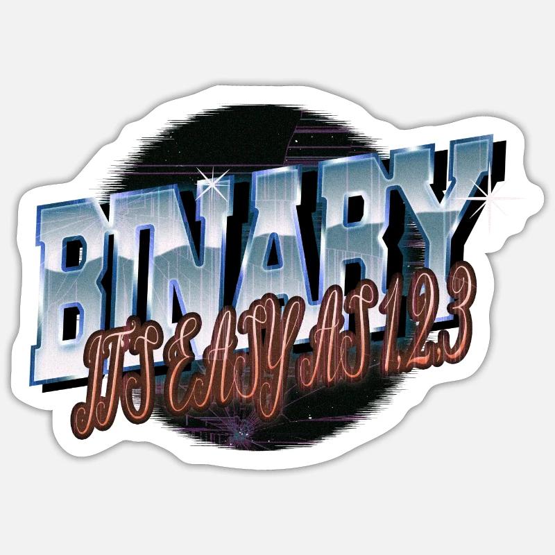 Devis Programmation Ordinateur BDAY Backend Développeur - Sticker taille S (10 x 10 cm) - blanc mat
