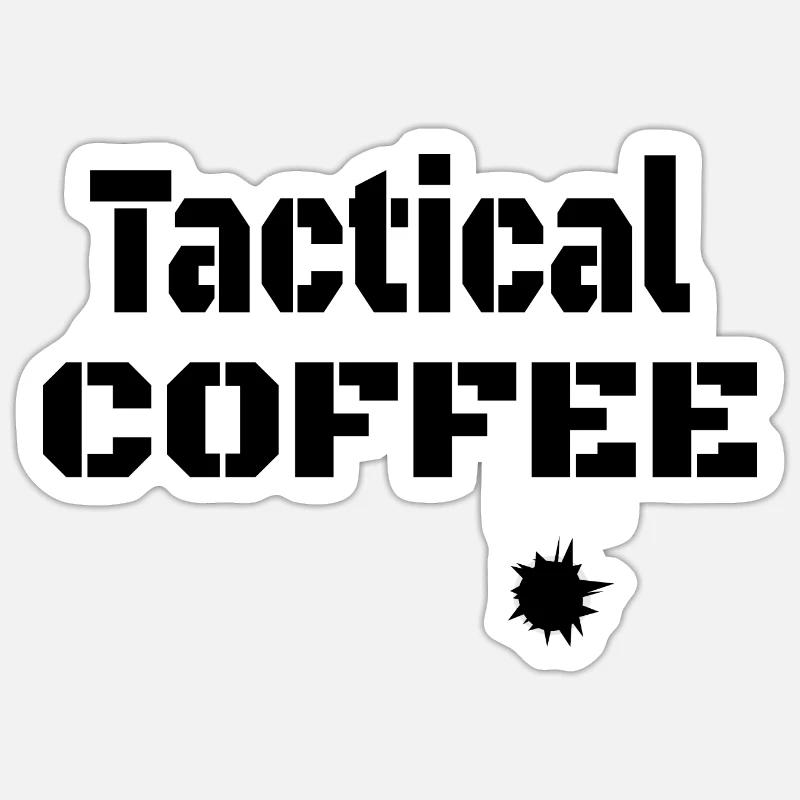 Tactical Coffee Sticker Größe S (10 x 10 cm)