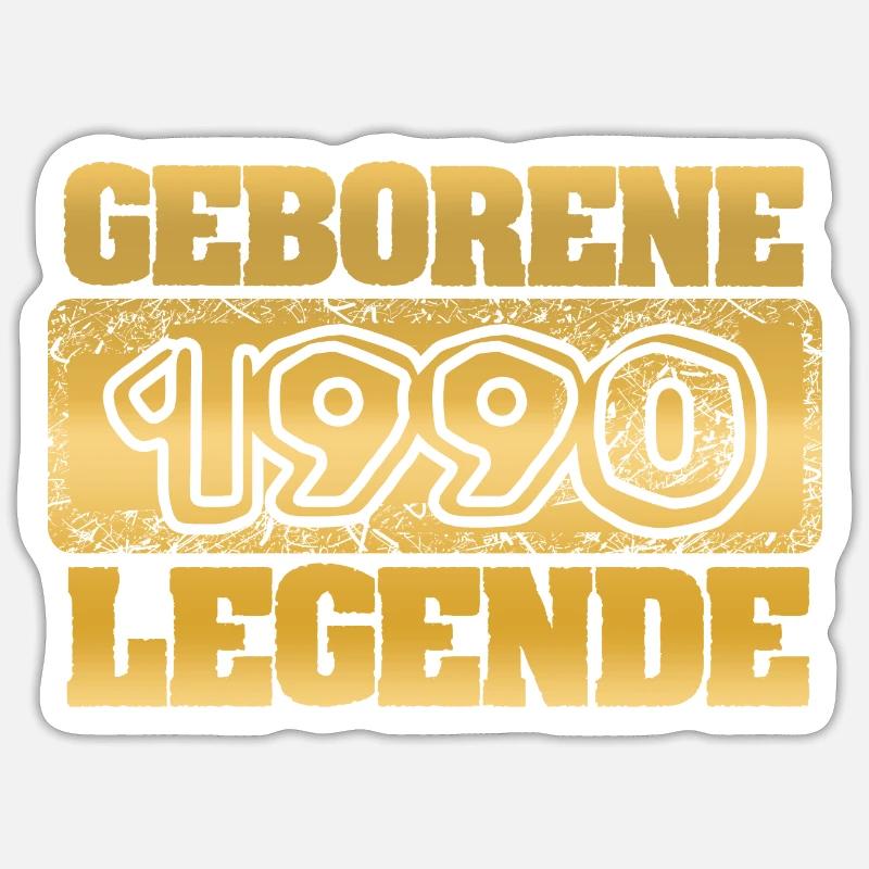Proverbes 1990 - Sticker taille S (10 x 10 cm) - blanc mat