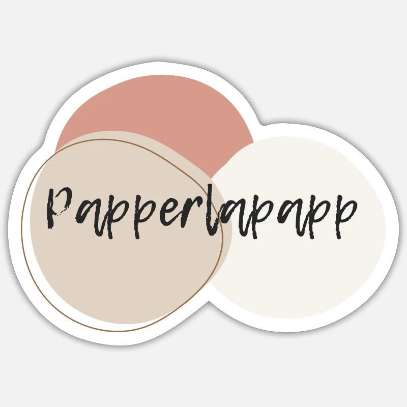 Coquelicot - Sticker taille S (10 x 10 cm) - blanc mat