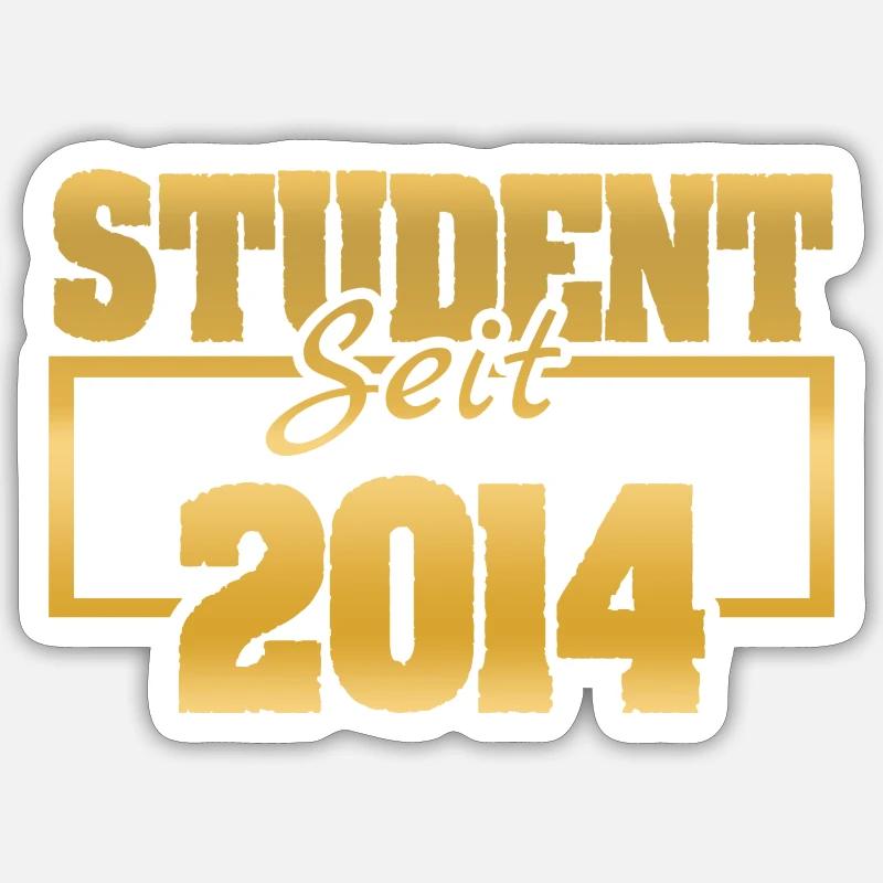 2014 - Sticker size S (10 x 10 cm) - white matte