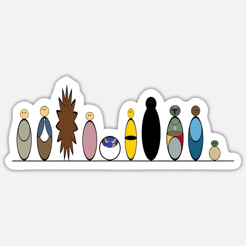 Sticker Größe S (10 x 10 cm) - 