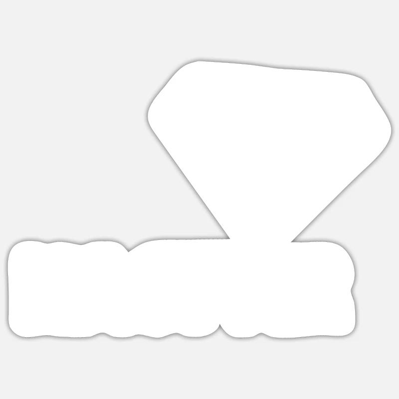 Gift for Kaspar - Sticker size S (10 x 10 cm) - white matte