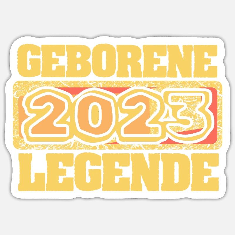 2023 - Sticker taille S (10 x 10 cm) - blanc mat