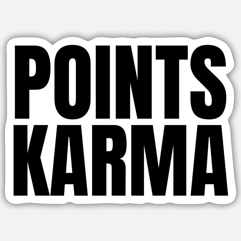 Points Karma Sticker taille S (10 x 10 cm)