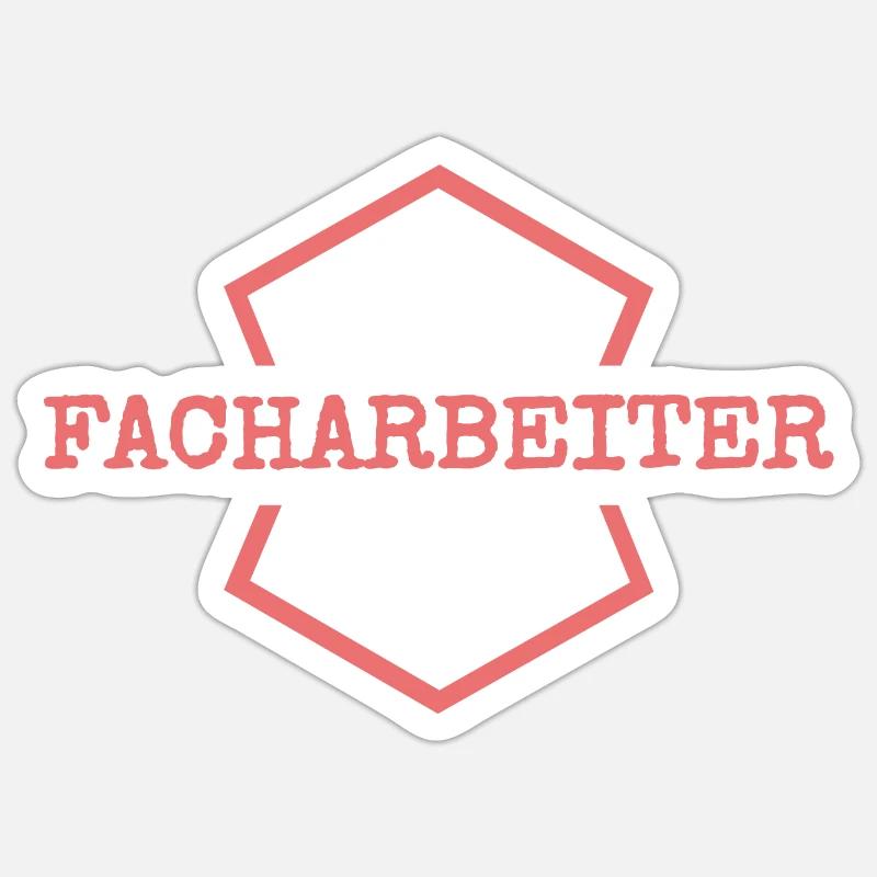 Work Skilled Workers Sticker size S (10 x 10 cm)