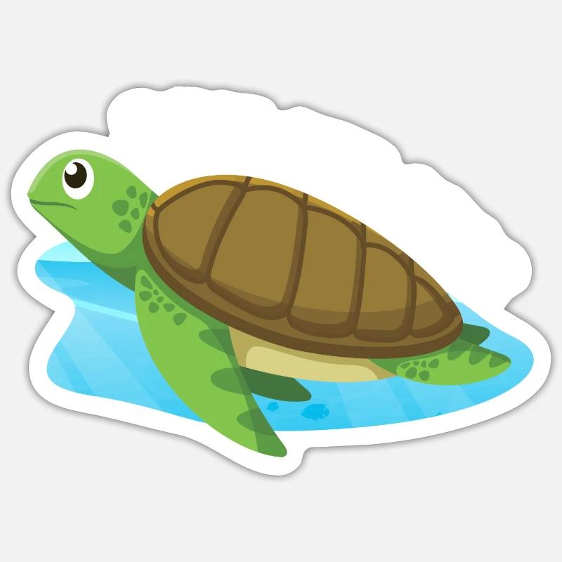 Save our Seas Turtle Sticker size S (10 x 10 cm)