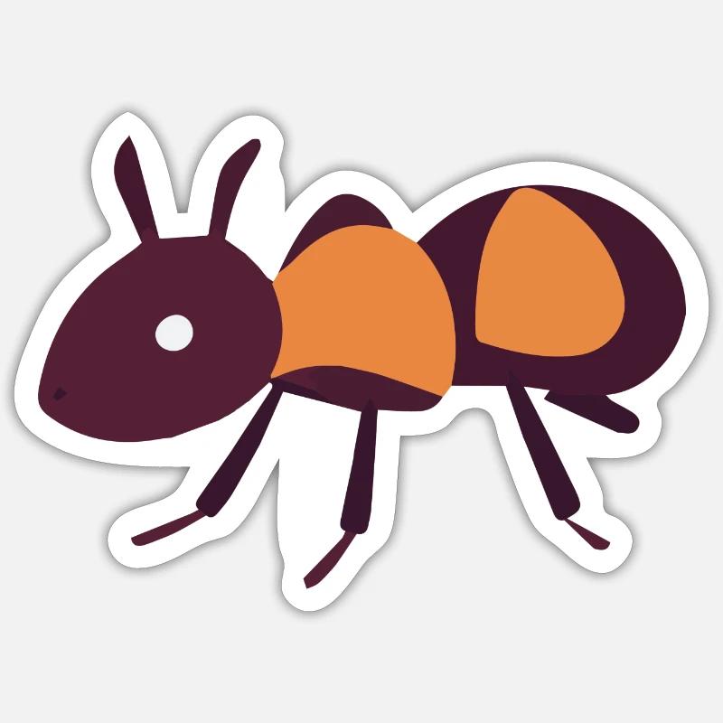 Fourmi Sticker taille S (10 x 10 cm)