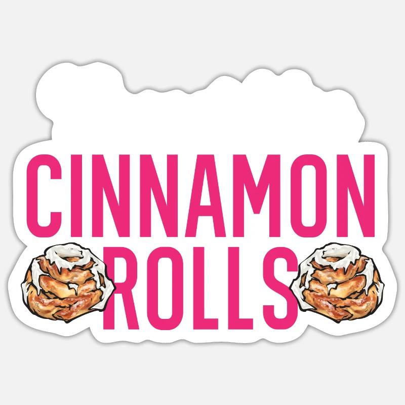 Cinnamon roll Sticker size S (10 x 10 cm)
