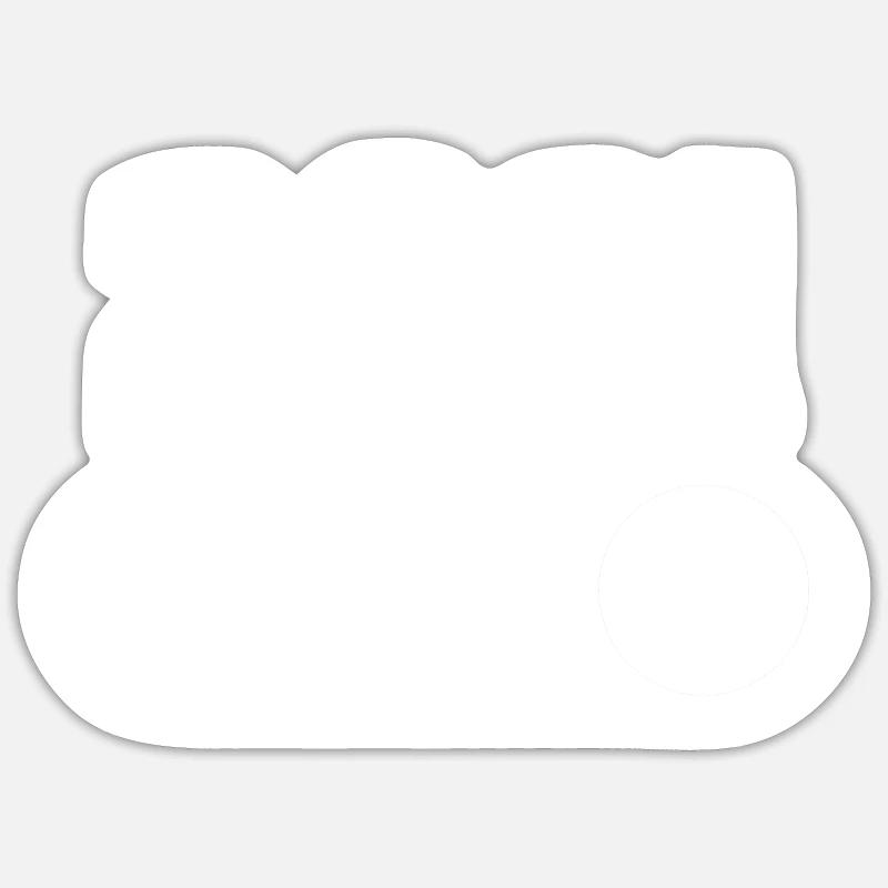 2021 - Sticker taille S (10 x 10 cm) - blanc mat