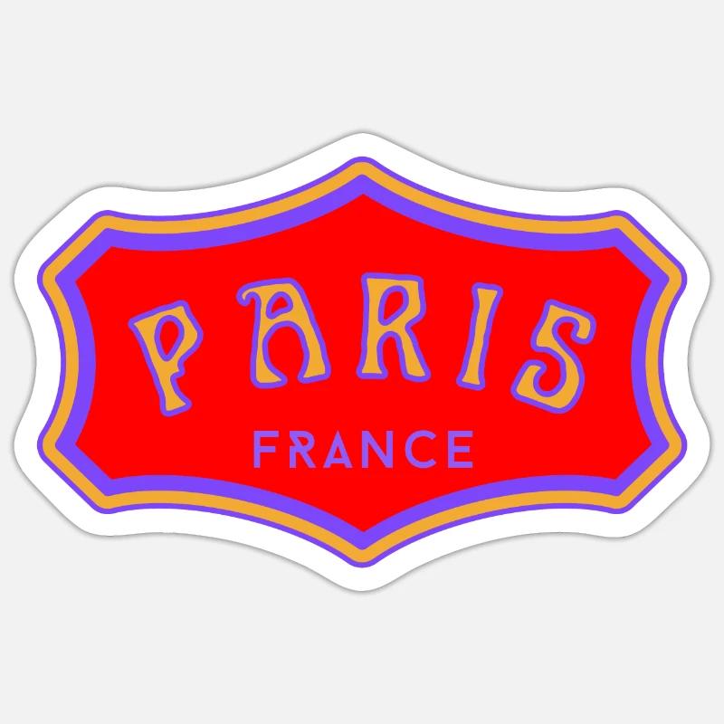 Paris Sticker Größe S (10 x 10 cm)