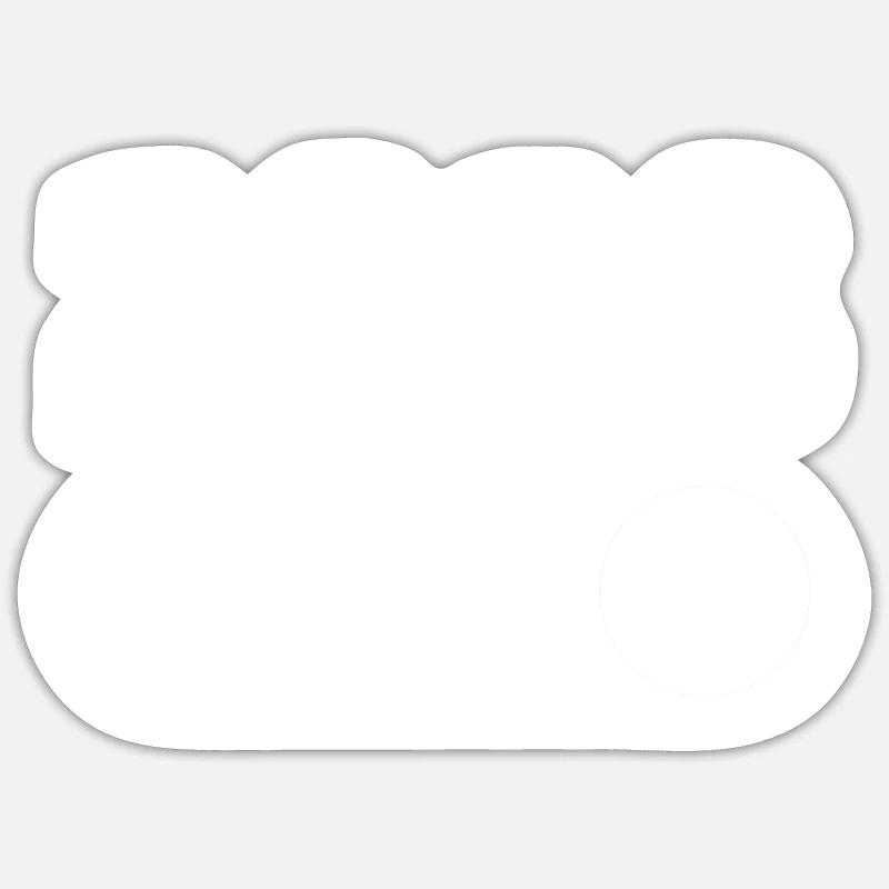 2028 - Sticker size S (10 x 10 cm) - white matte