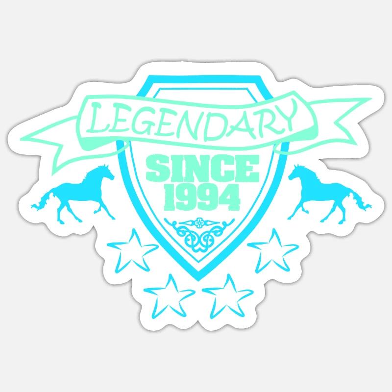 1994 - Sticker taille S (10 x 10 cm) - blanc mat