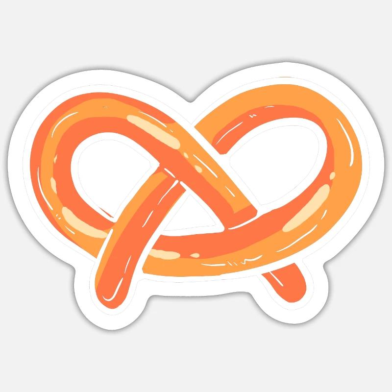 pretzel Sticker size S (10 x 10 cm)