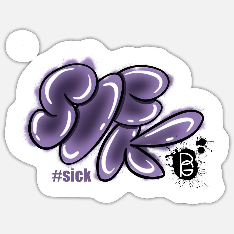 Sticker Größe S (10 x 10 cm) - 