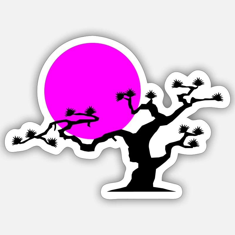 Japanese Tree Sticker size S (10 x 10 cm)