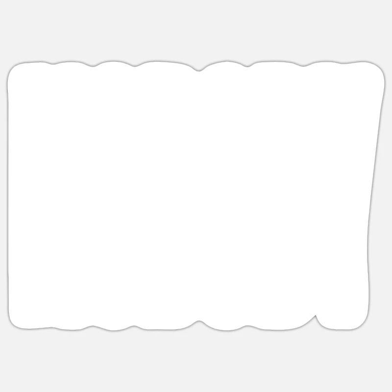 Nobody bold typographic text logo Sticker size S (10 x 10 cm)