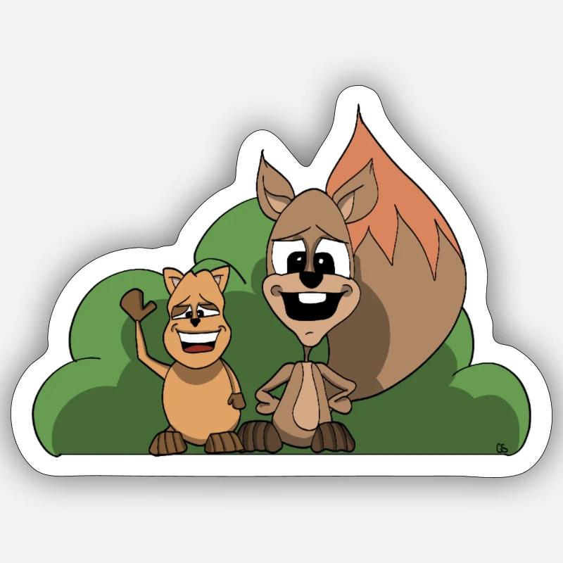 Sticker Größe S (10 x 10 cm) - 