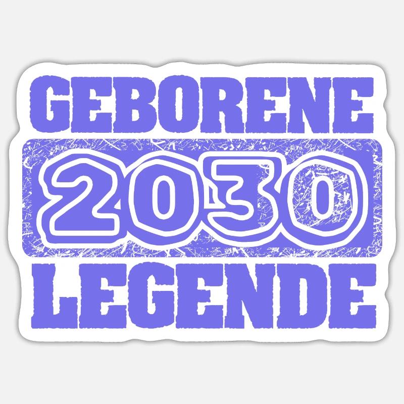 Proverbes 2030 - Sticker taille S (10 x 10 cm) - blanc mat